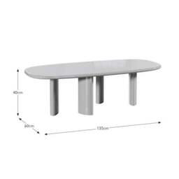 Elements Ellis Gloss Coffee Table - thumbnail 6