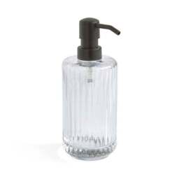 Ribbed Glass Soap Dispenser - thumbnail 2