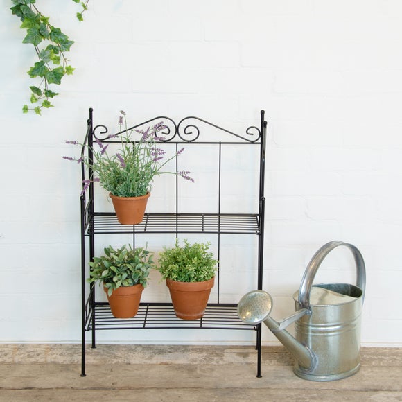 Fallen Fruits 2 Tier Folding Etagere Plant Stand - image 1