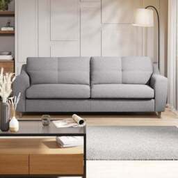 Baxter Textured Weave 4 Seater Sofa - thumbnail 2