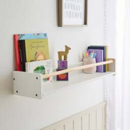 Kids Pippa Wall Bookshelf, 80cm - thumbnail 1