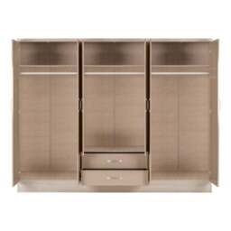 Nevada 6 Door 2 Drawer Wardrobe - thumbnail 4