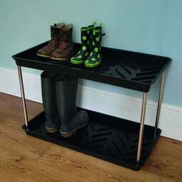2 Tier Outdoor Boot Tray - thumbnail 2