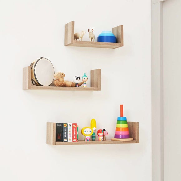 Tutti Bambini Modena Set of Three UShaped Wall Shelves - image 1