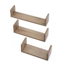 Tutti Bambini Modena Set of Three UShaped Wall Shelves - thumbnail 2