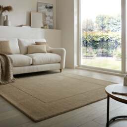 Boston Wool Border Square Rug - thumbnail 1