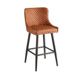 Montreal Counter Height Bar Stool, Faux Leather - thumbnail 6