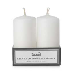 Set of 4 Votive Pillar Candles