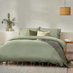 Riviera Yard Mallow Bow Tie 100% Cotton Duvet Cover & Pillowcase Set - thumbnail 1