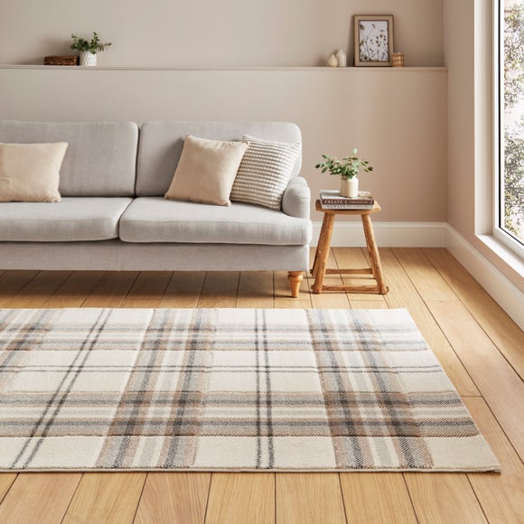 Catherine Lansfield Kelso Check Rug - image 1