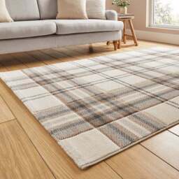 Catherine Lansfield Kelso Check Rug - thumbnail 6