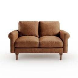 Maeve Compact Faux Leather 2 Seater Sofa - thumbnail 6