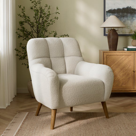 Jase Boucle Quilted Back Armchair - image 1