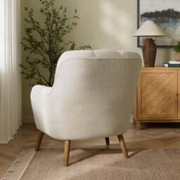 Jase Boucle Quilted Back Armchair - thumbnail 2