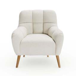 Jase Boucle Quilted Back Armchair - thumbnail 6