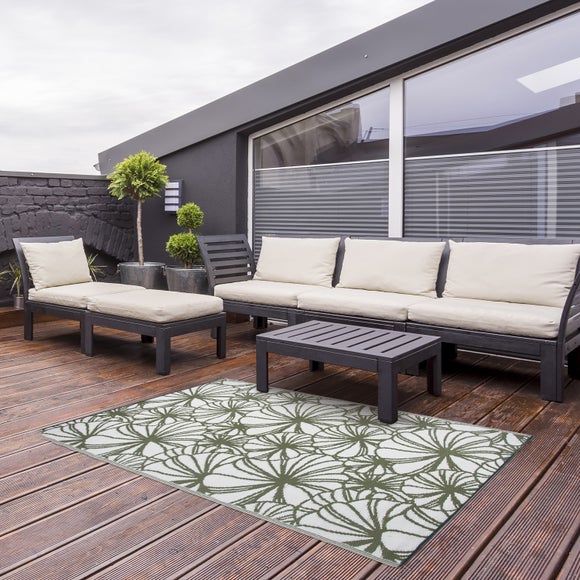 Fallen Fruits Floral Outdoor Rug - image 1