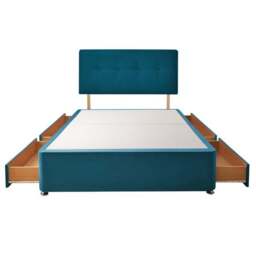 Silentnight Divan Bed With Francisco Velvet Headboard and 800 Pocket Sprung Mattress - thumbnail 5
