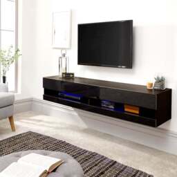 "Galicia Wide TV Unit with Shelving for TVs up to 65""" - thumbnail 2