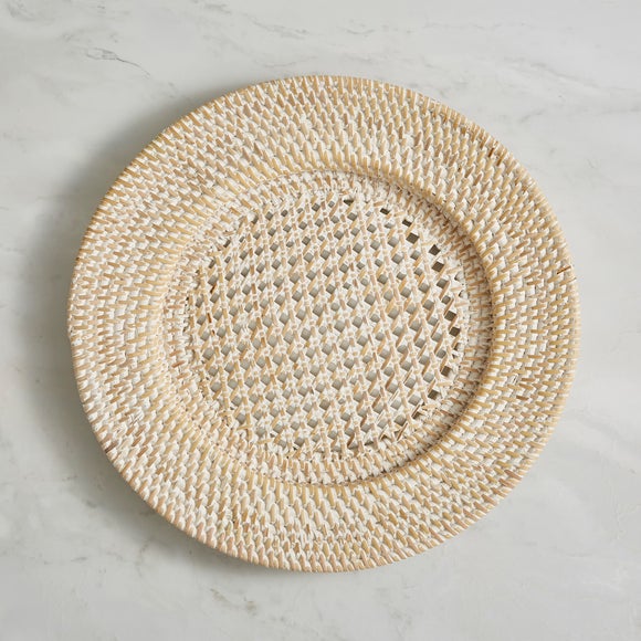 Churchgate Woven Rattan Charger Plate - image 1