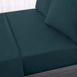 Hotel 230 Thread Count Crisp 100% Cotton Percale Fitted Sheet - thumbnail 1