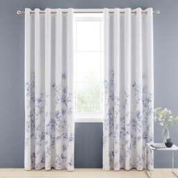 Eve Chinoiserie Blackout Eyelet Curtains - thumbnail 2