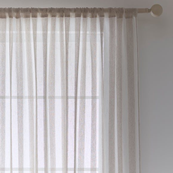 Lettie Stripe Slot Top Voile Panel - image 1