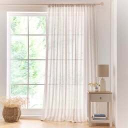 Lettie Stripe Slot Top Voile Panel - thumbnail 2