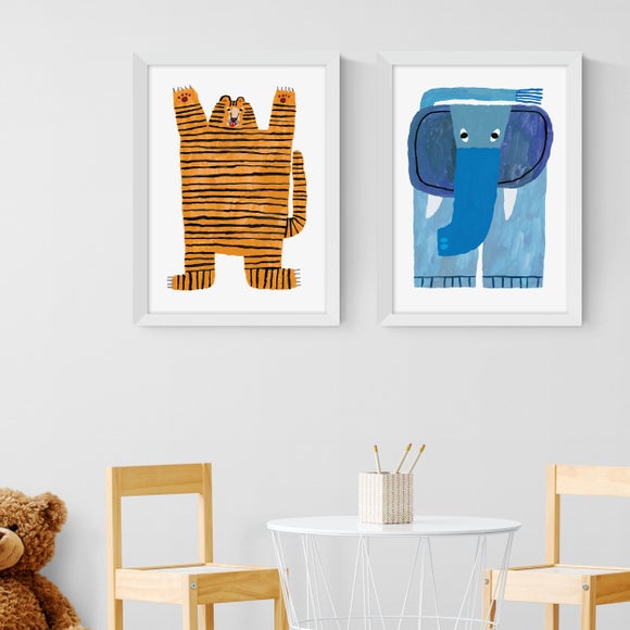 East End Prints Set of 2 Roar and Stomp Stomp Prints - image 1