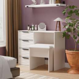 Tuxford 4 Drawer Desk - thumbnail 1
