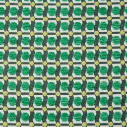 Yinka Ilori Swivel Dining Chair, Sweet Flows Green Fabric - thumbnail 5