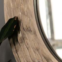 Cedar and Sage Aurelia Round Wall Mirror - thumbnail 3