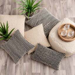 Jersey Bobble Square Cushion - thumbnail 2