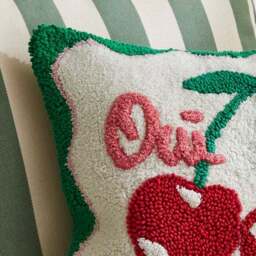 Oui Cheri Tufted Square Cushion - thumbnail 2