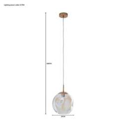 Alexis Glass Pendant Light - thumbnail 6
