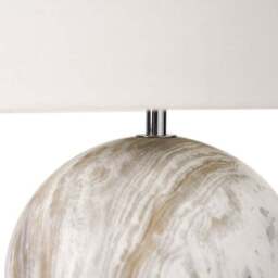 Viejo Stone Effect Ceramic Table Lamp - thumbnail 4