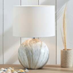 Viejo Stone Effect Ceramic Table Lamp - thumbnail 1
