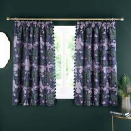 Nouveau Iris Pencil Pleat Curtains - thumbnail 5