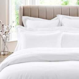 Dorma Smooth & Soft 300 Thread Count 100% Cotton Sateen Duvet Cover - thumbnail 2