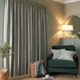 Churchgate Swithland Herringbone Pencil Pleat Curtains - thumbnail 4
