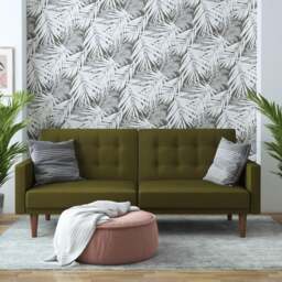 Wimberly Linen Double Futon - thumbnail 1