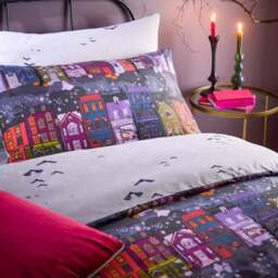 Creepy Town Polycotton Duvet Cover and Pillowcase Set - thumbnail 5