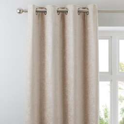Chenille Eyelet Curtains (Blackout Available)