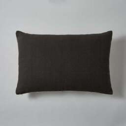 Woven Check Cushion Brown - thumbnail 3