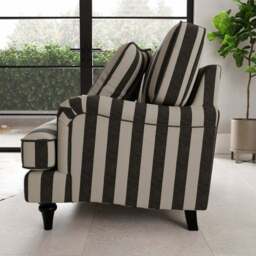 Beatrice II Woven Stripe 2 Seater Sofa - thumbnail 3
