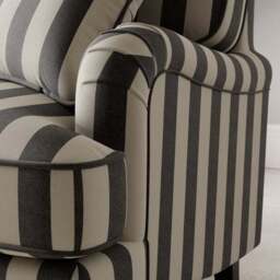 Beatrice II Woven Stripe 2 Seater Sofa - thumbnail 4