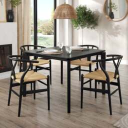 Hudson 2-4 Seater Square Extendable Dining Table, Oak - thumbnail 1