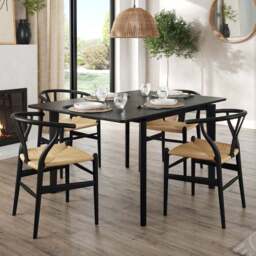 Hudson 2-4 Seater Square Extendable Dining Table, Oak - thumbnail 2