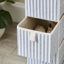 Coastal Stripe Storage Drawers - thumbnail 2