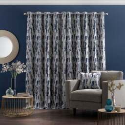 Abstract Global Eyelet Curtains (Blackout Available) - thumbnail 5