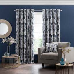 Abstract Global Eyelet Curtains (Blackout Available) - thumbnail 2